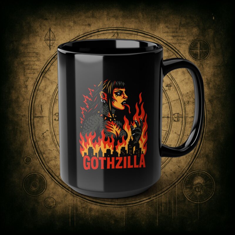 Gothzilla Ceramic Mug - Image 10