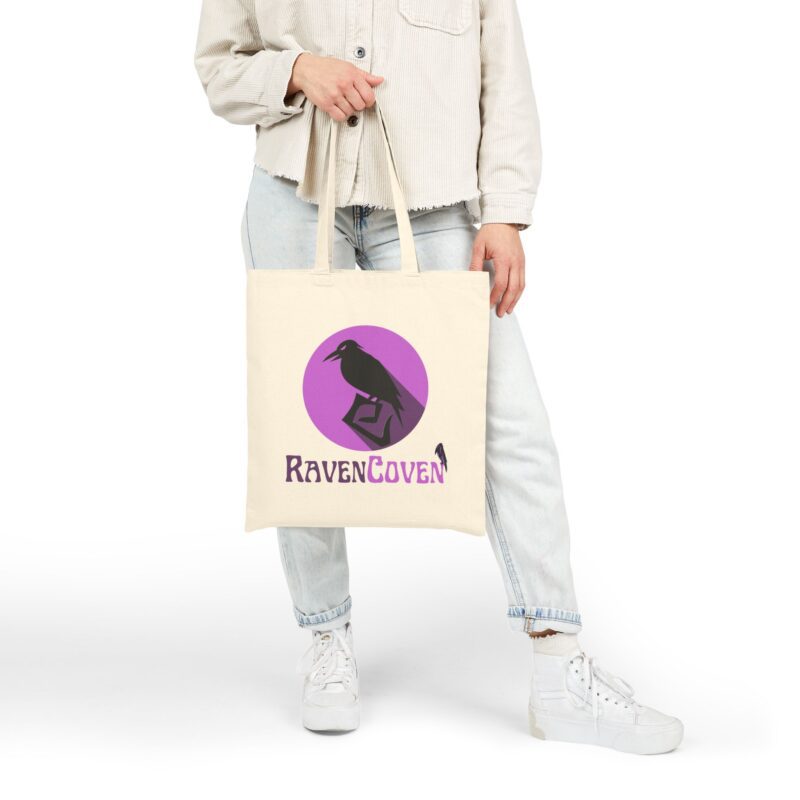 Raven Coven Logo Tote Bag - Image 10
