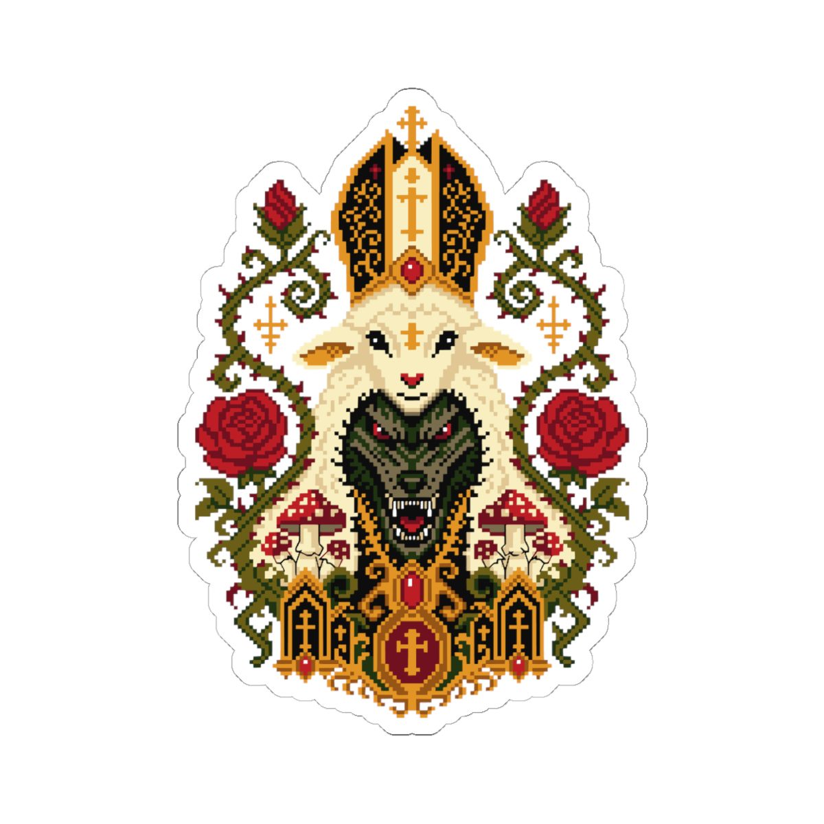 False Prophet Kiss-Cut Sticker - Image 22