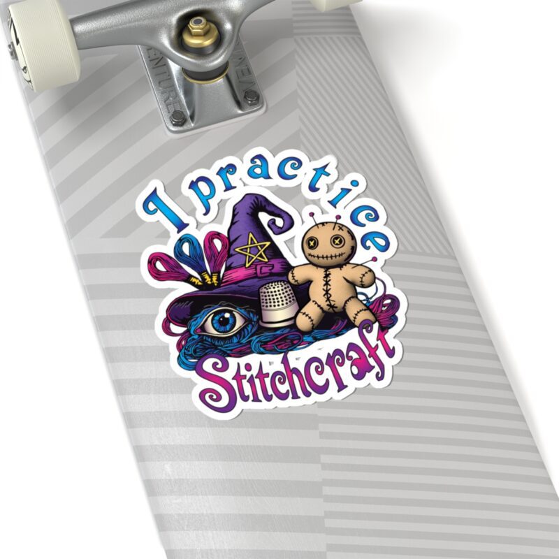 I Practice Stitchcraft Kiss-Cut Sticker - Image 23