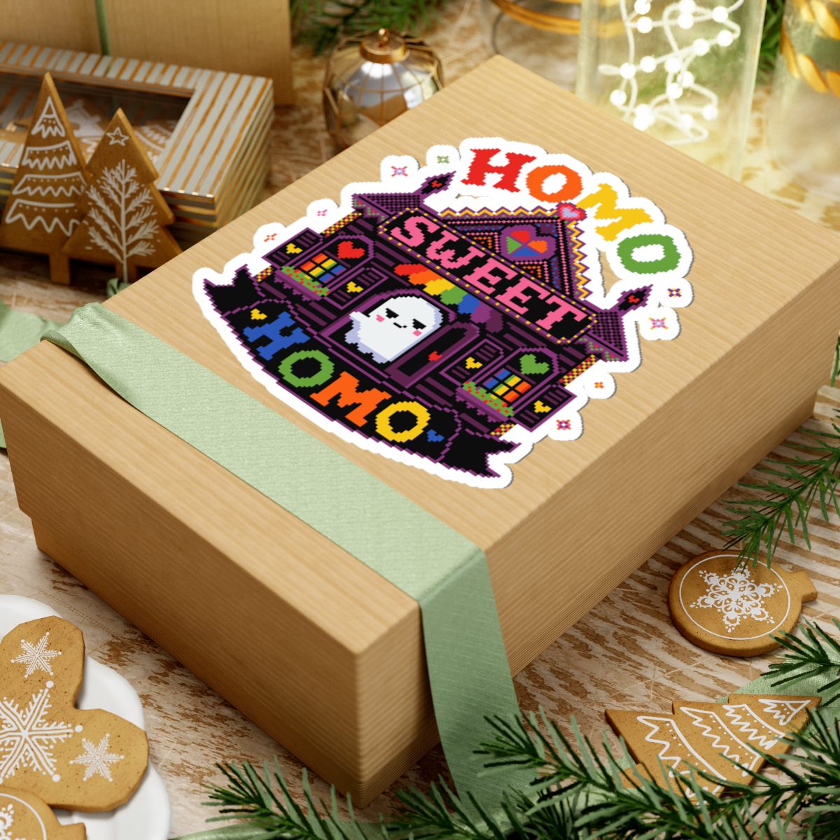 Homo Sweet Homo Kiss-Cut Sticker - Image 24