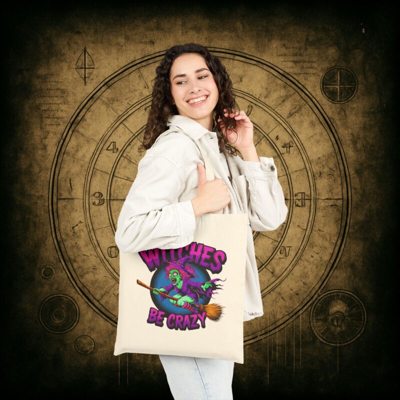 Witches Be Crazy Tote Bag - Image 9
