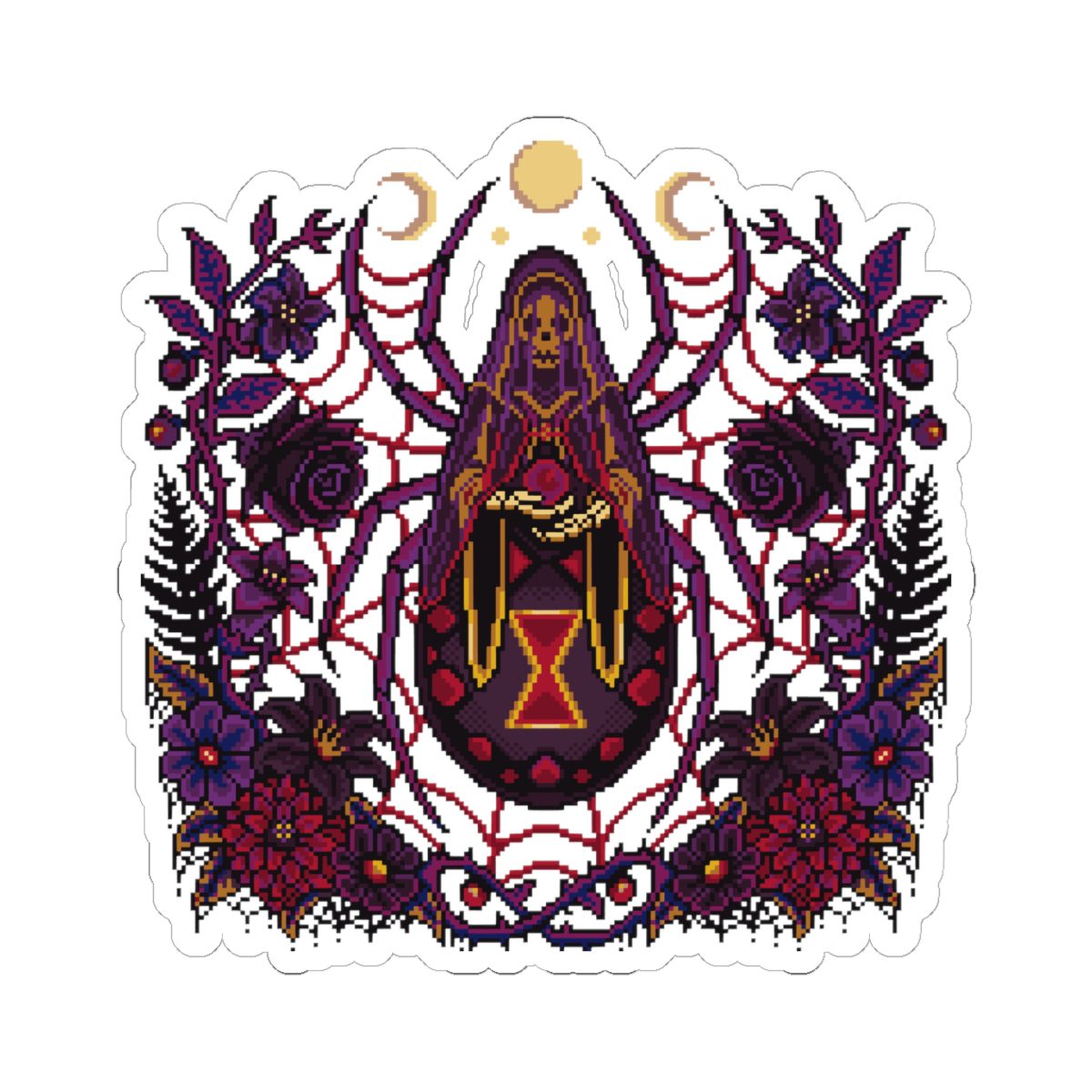 Black Widow Dusk Kiss-Cut Sticker - Image 22