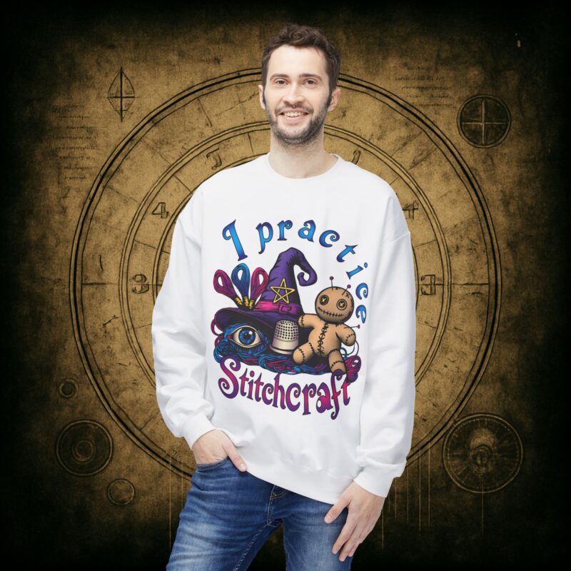I Practice Stitchcraft Unisex Sweatshirt - Image 9