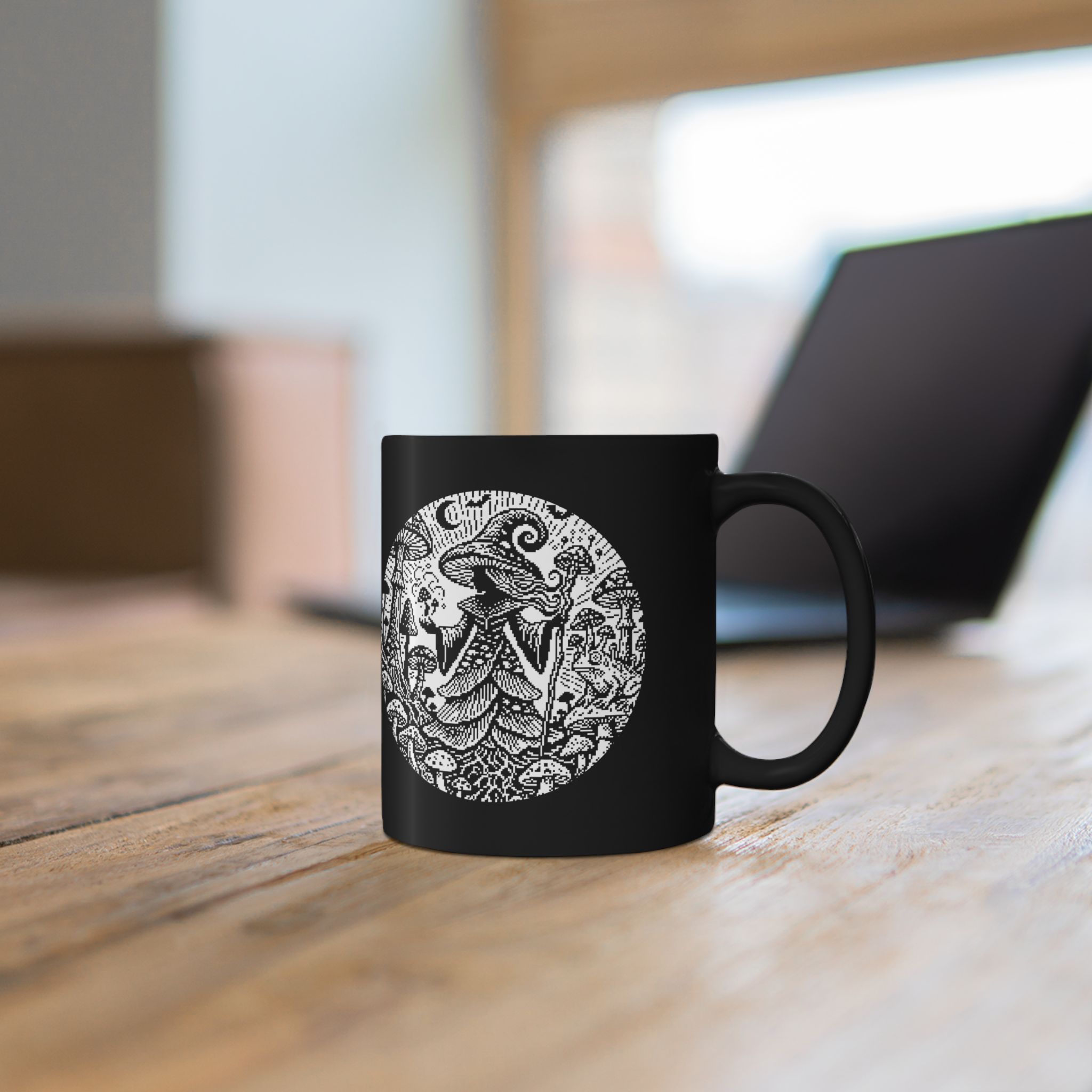 Mycelium Witch Ceramic Mug - Image 6