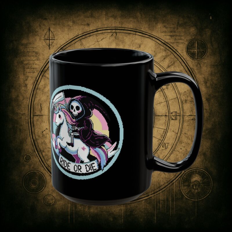 Ride or Die Ceramic Mug - Image 7