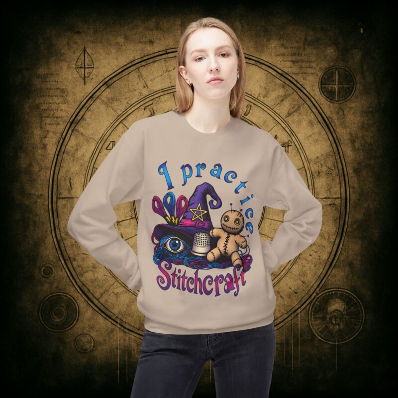 I Practice Stitchcraft Unisex Sweatshirt - Image 14