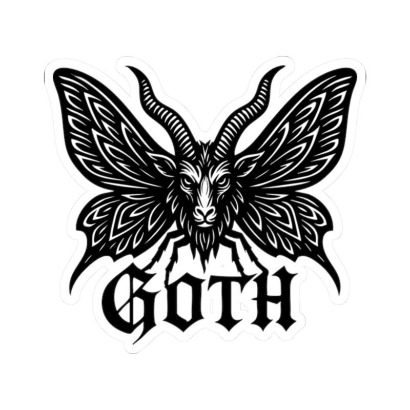 Goth Kiss-Cut Sticker - Image 7