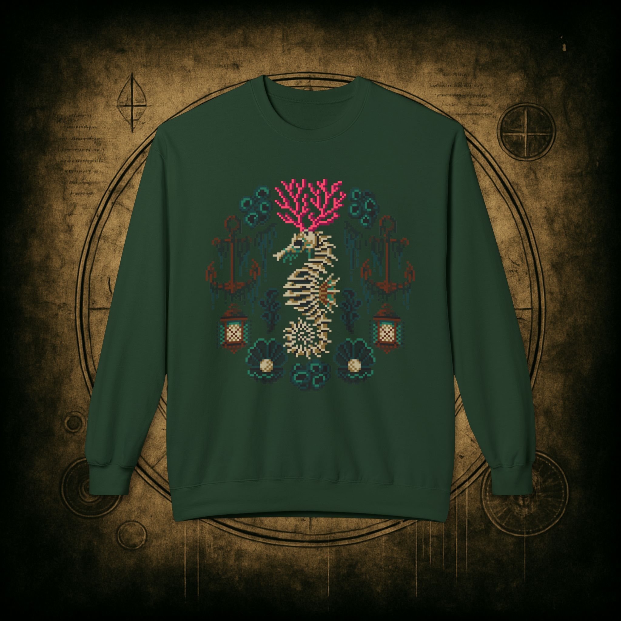 Coral Seahorse Sweatshirt - Image 25