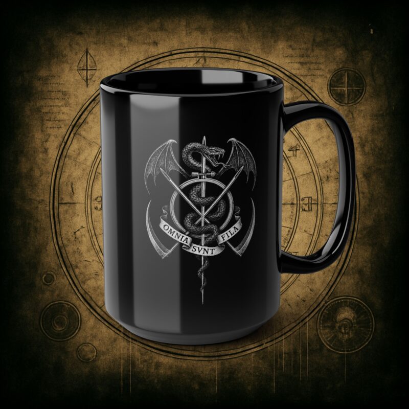 Omnia Sunt Fila Ceramic Mug - Image 10