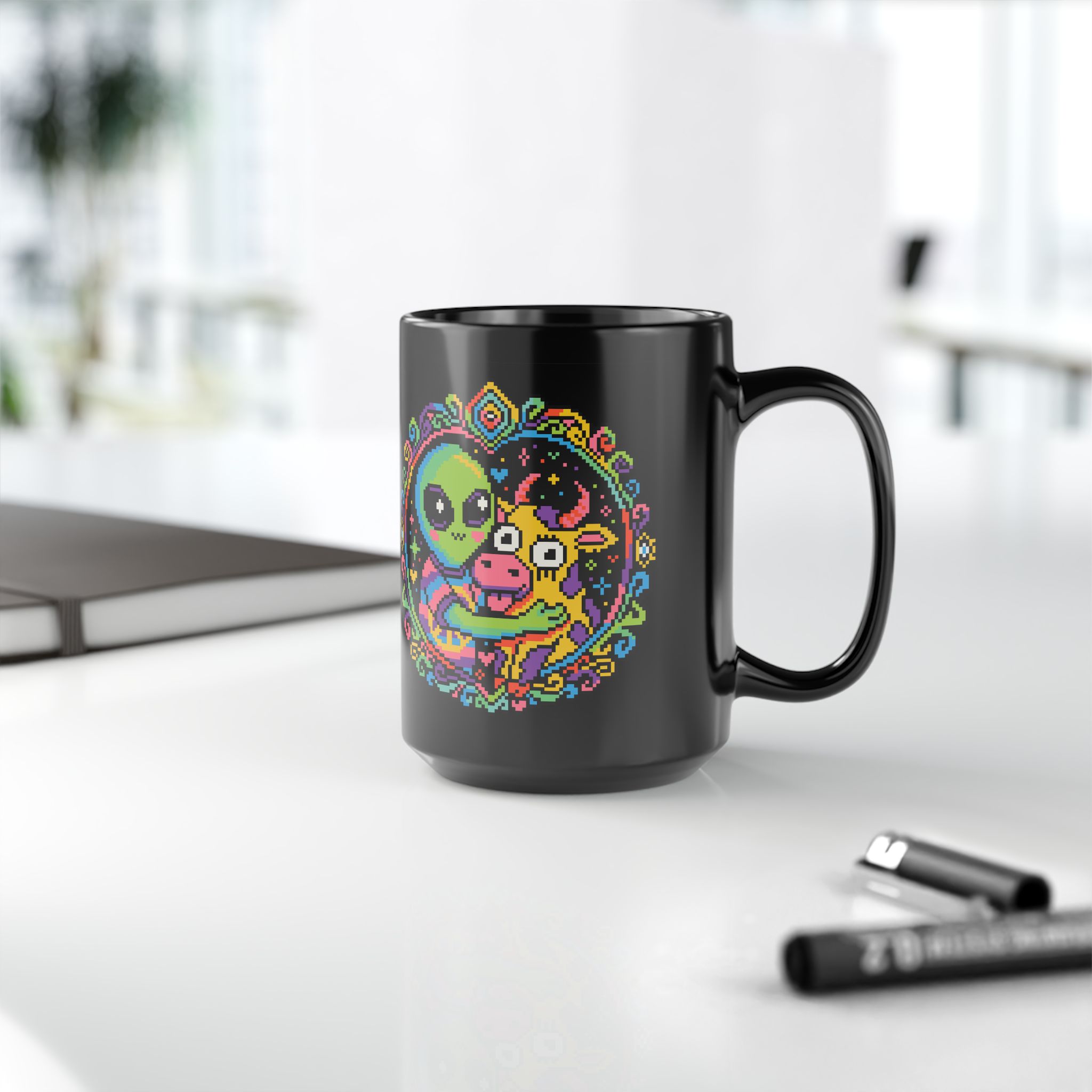 Space Cow Ceramic Mug - Image 12
