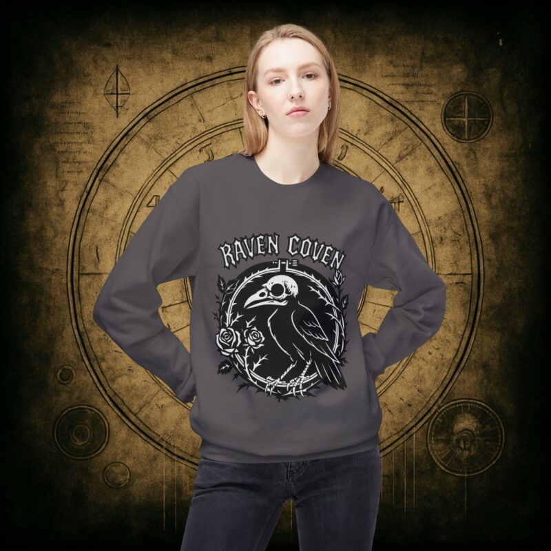 Raven of the Coven Raven Unisex Sweatshirt - Image 29