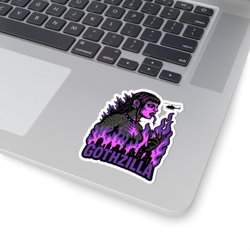 Gothzilla (Purple) Kiss-Cut Sticker - Image 14