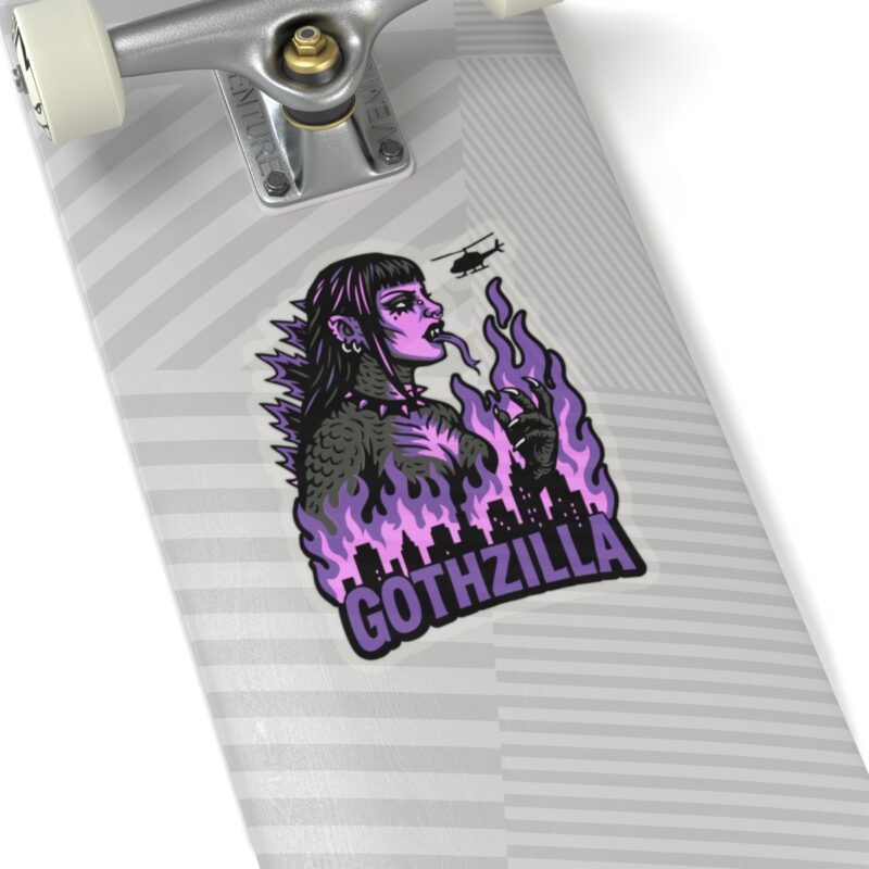 Gothzilla (Purple) Kiss-Cut Sticker - Image 20