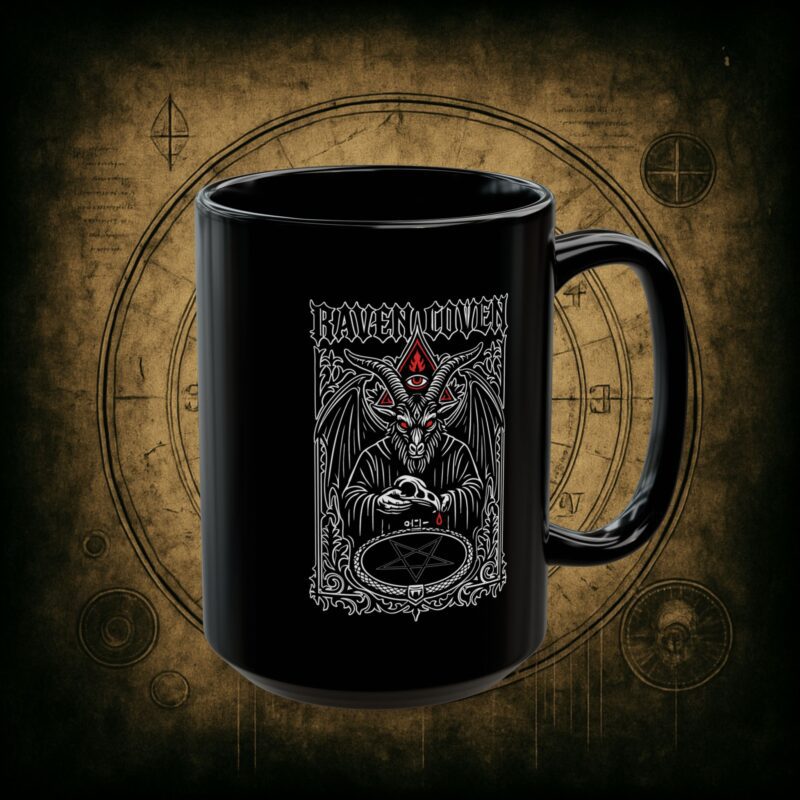 Raven Coven Initiation Ceramic Mug - Image 9
