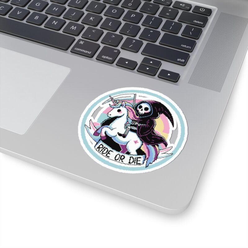 Ride or Die Kiss-Cut Sticker - Image 14
