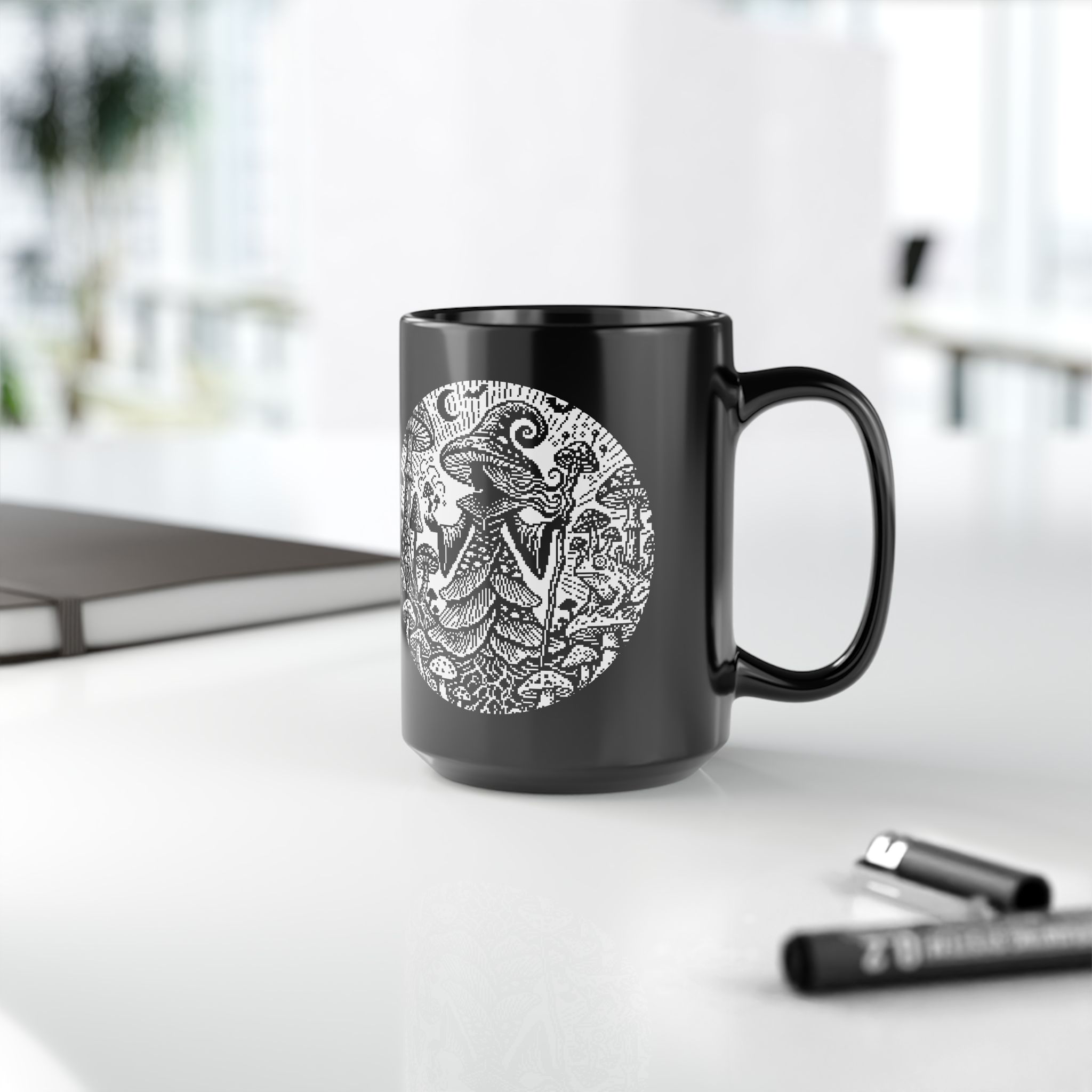 Mycelium Witch Ceramic Mug - Image 12