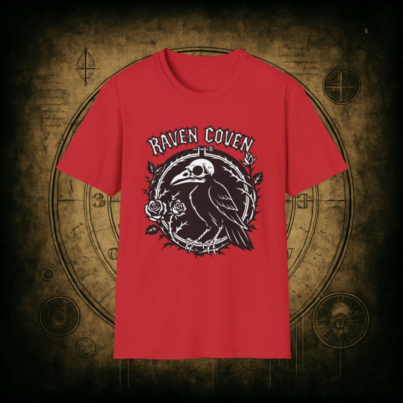 Raven of the Coven Raven Unisex T-Shirt - Image 68