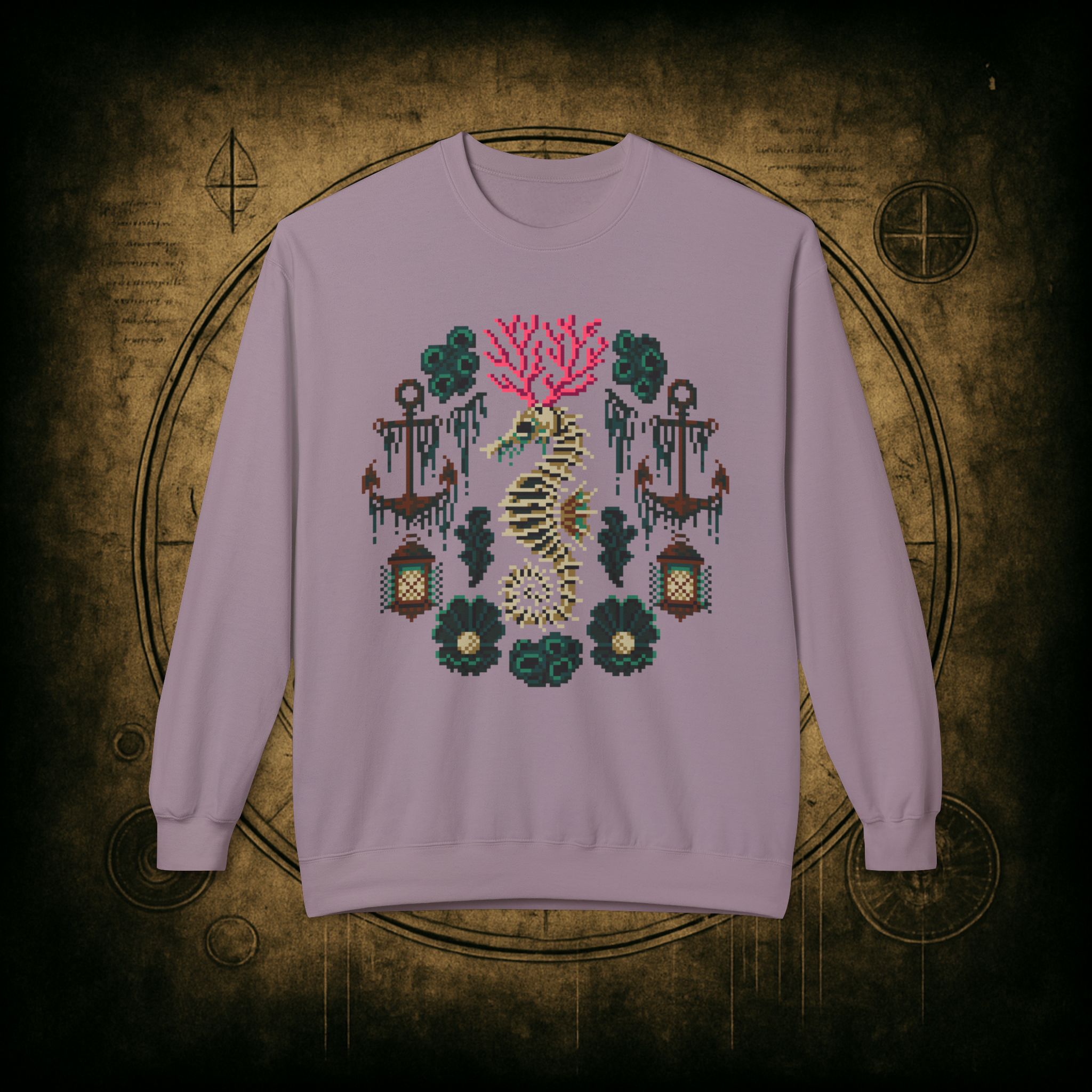 Coral Seahorse Sweatshirt - Image 49