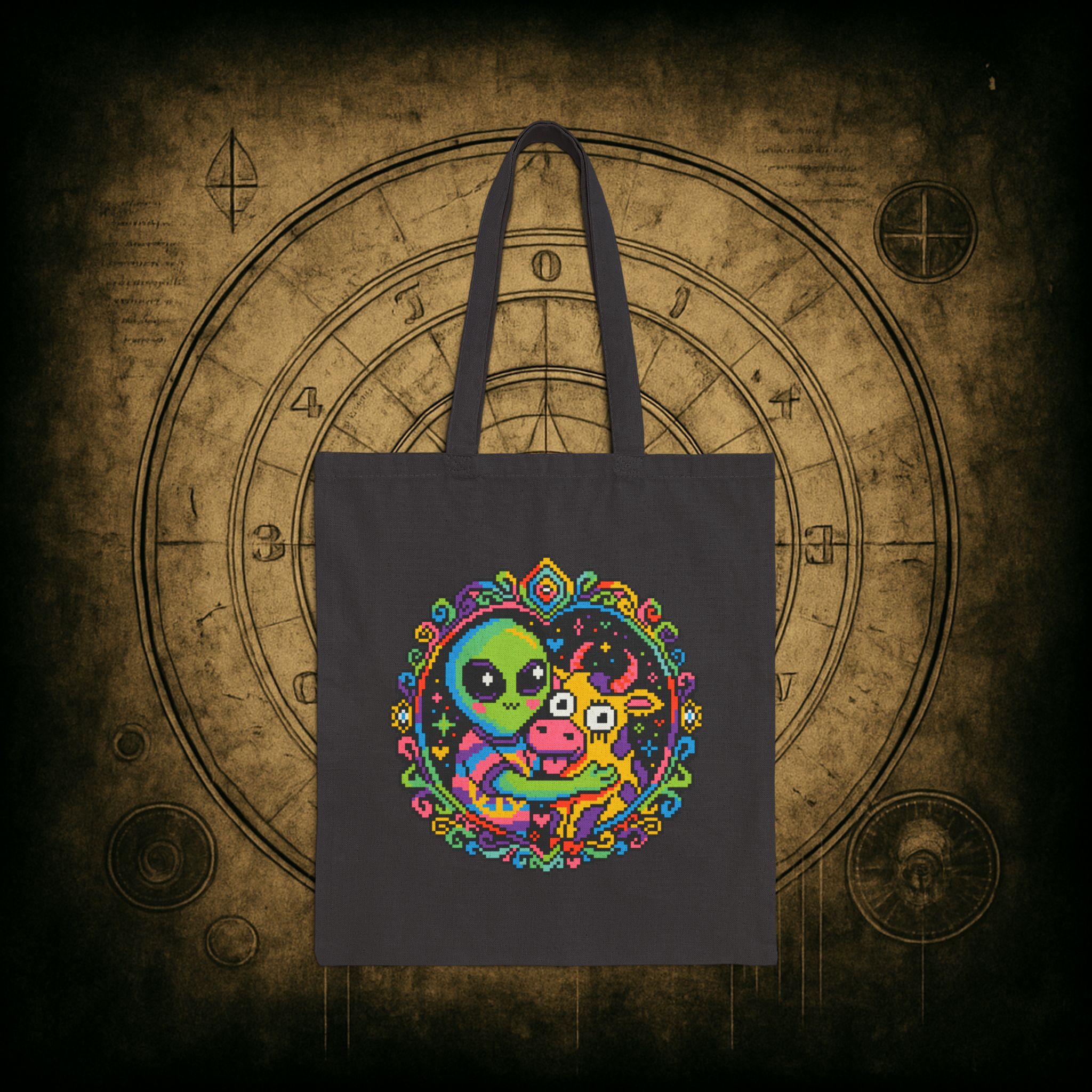 Space Cow Tote Bag