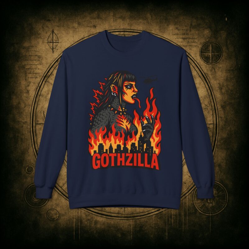 Gothzilla Unisex Sweatshirt - Image 34