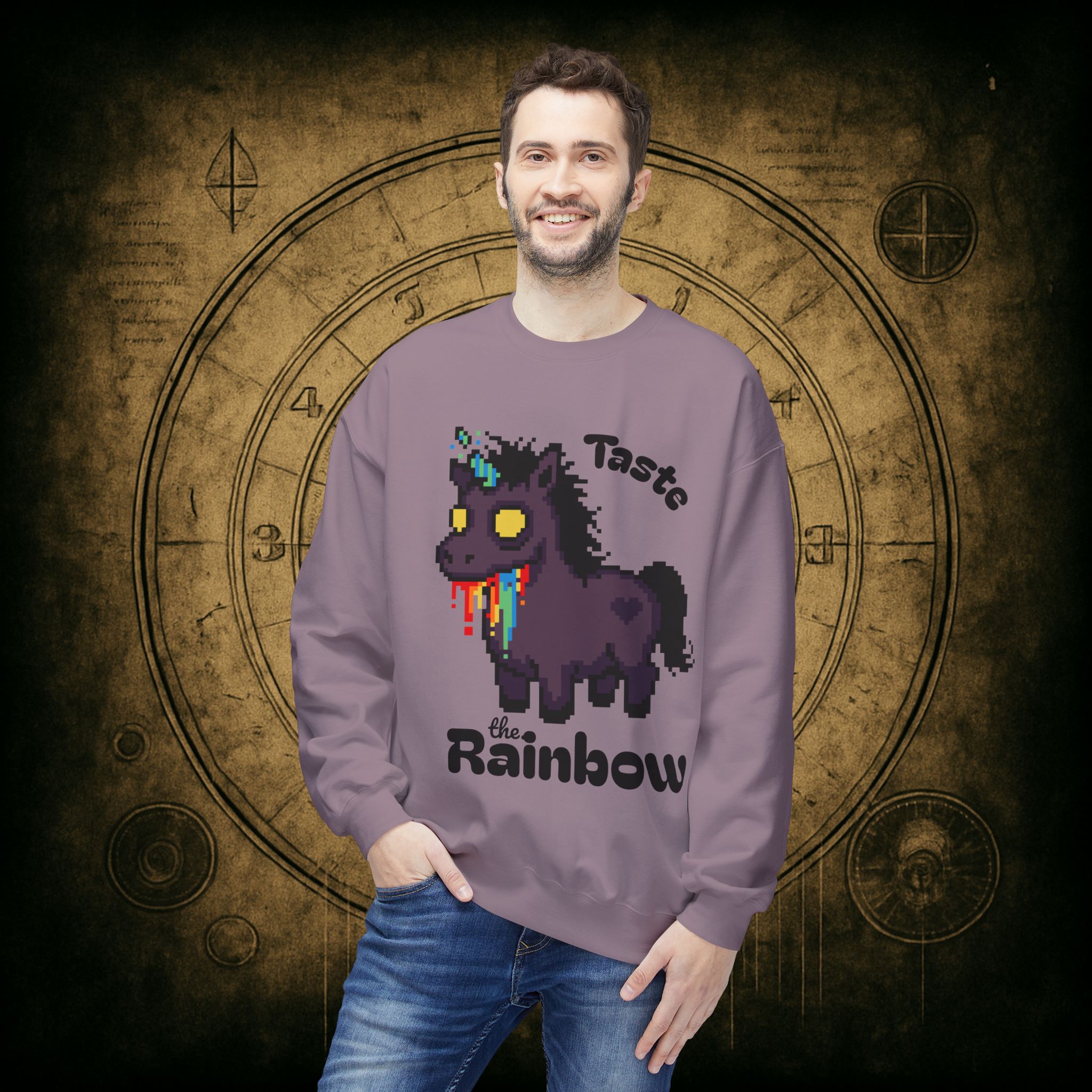 Pastel Goth Unicorn Sweatshirt - Image 3