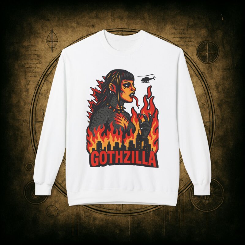 Gothzilla Unisex Sweatshirt - Image 7
