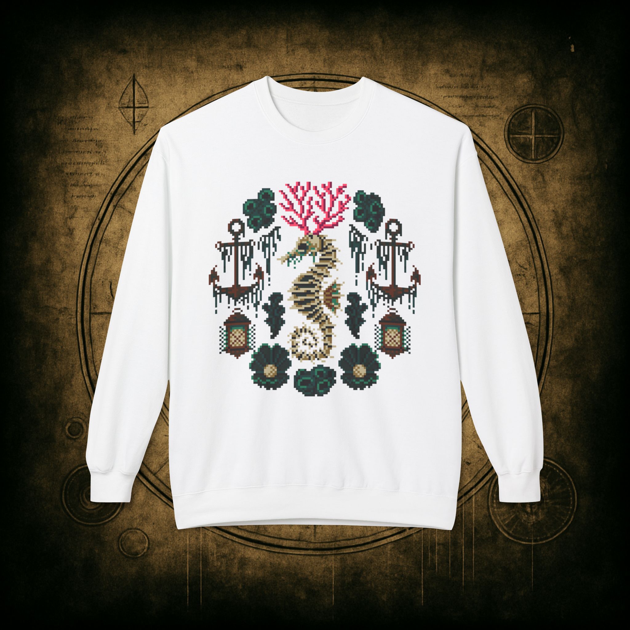 Coral Seahorse Sweatshirt - Image 13