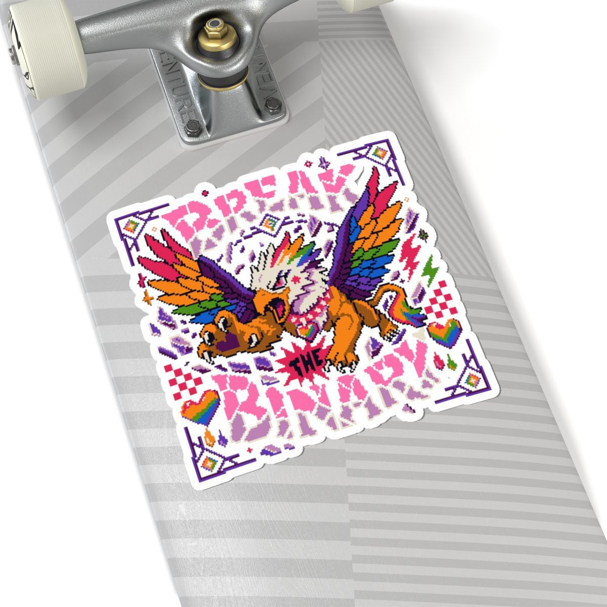 Break The Binary Kiss-Cut Sticker - Image 23
