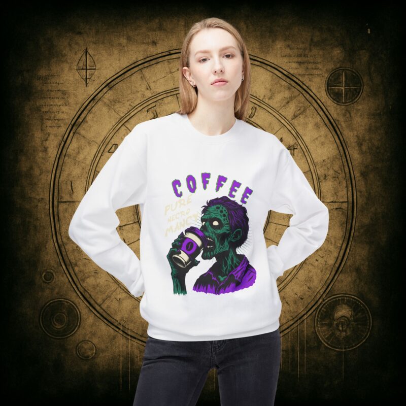Zombie Coffee Necromancy Sweatshirt - Image 8
