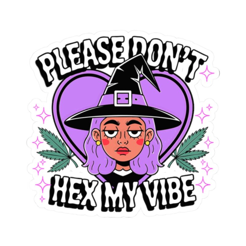 Don’t Hex My Vibe Kiss-Cut Sticker - Image 7