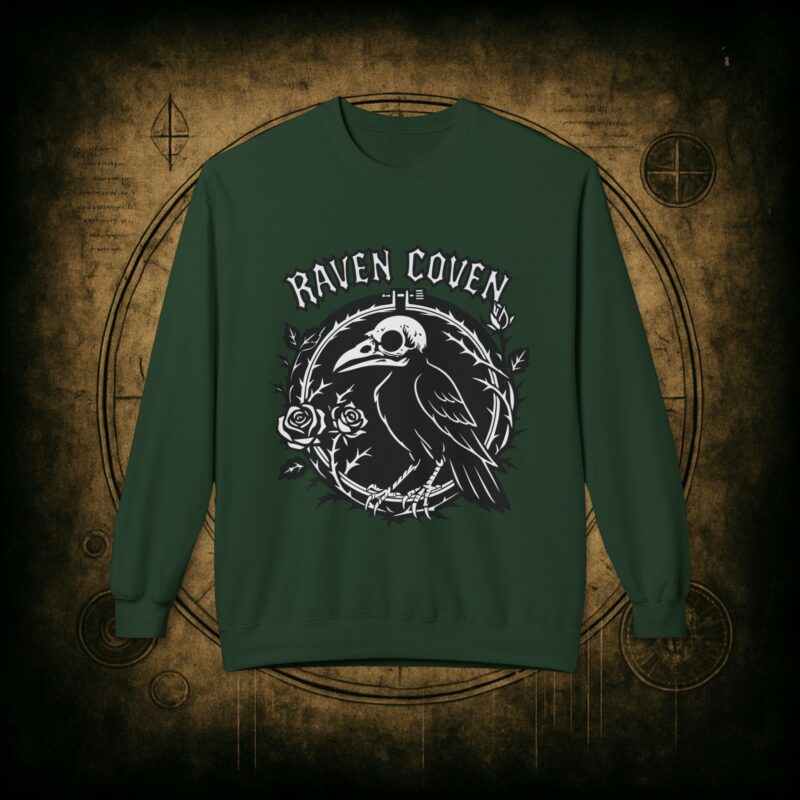 Raven of the Coven Raven Unisex Sweatshirt - Image 16