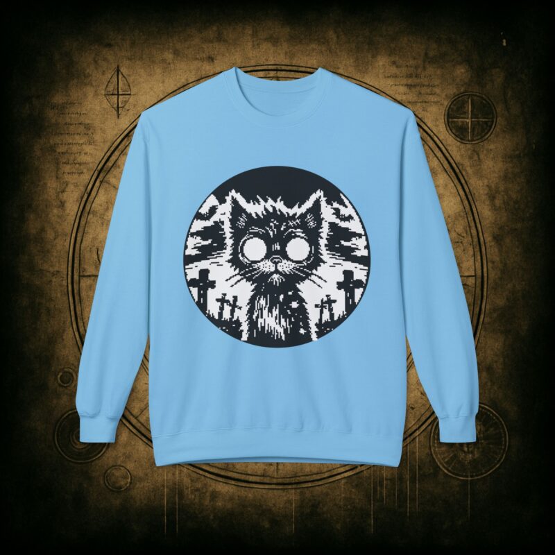 Zombie Cat Unisex Sweatshirt - Image 22