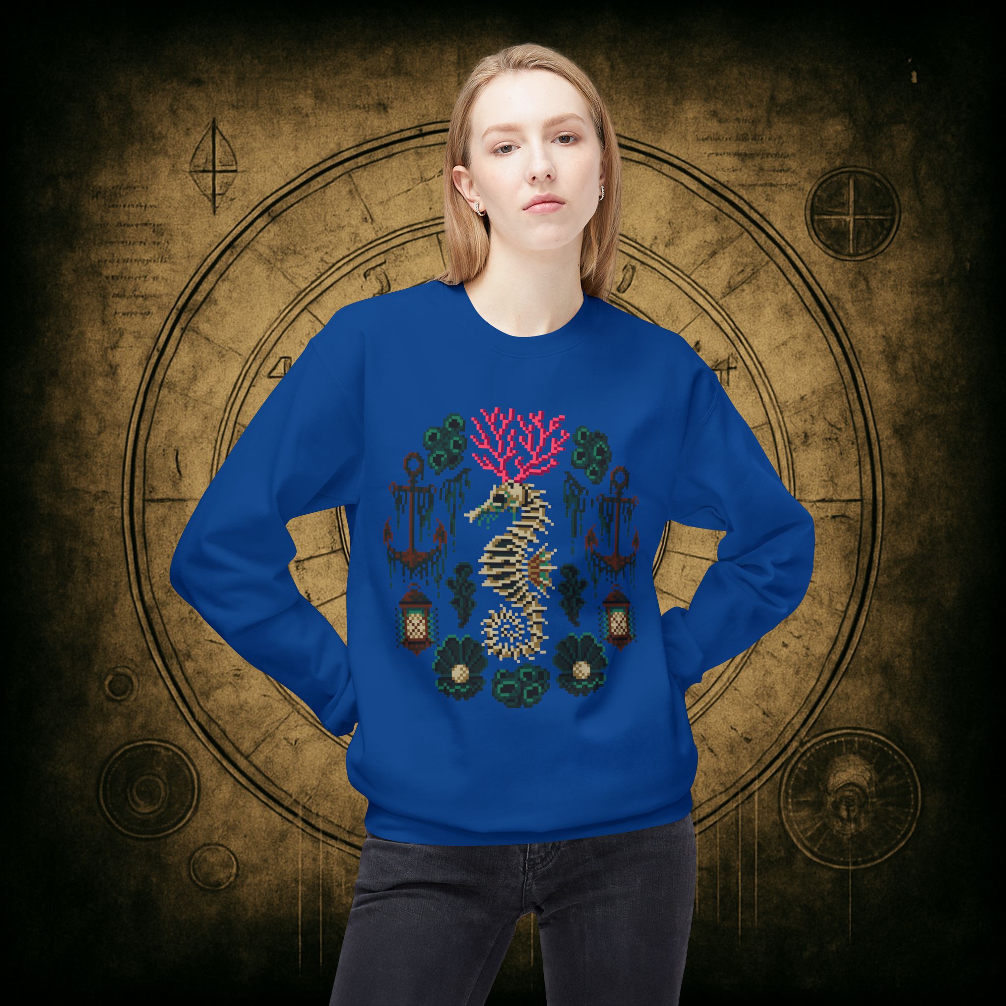 Coral Seahorse Sweatshirt - Image 46
