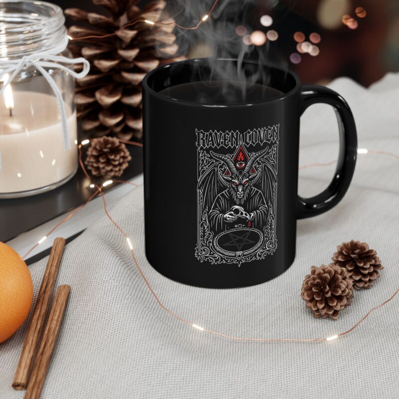 Raven Coven Initiation Ceramic Mug - Image 4