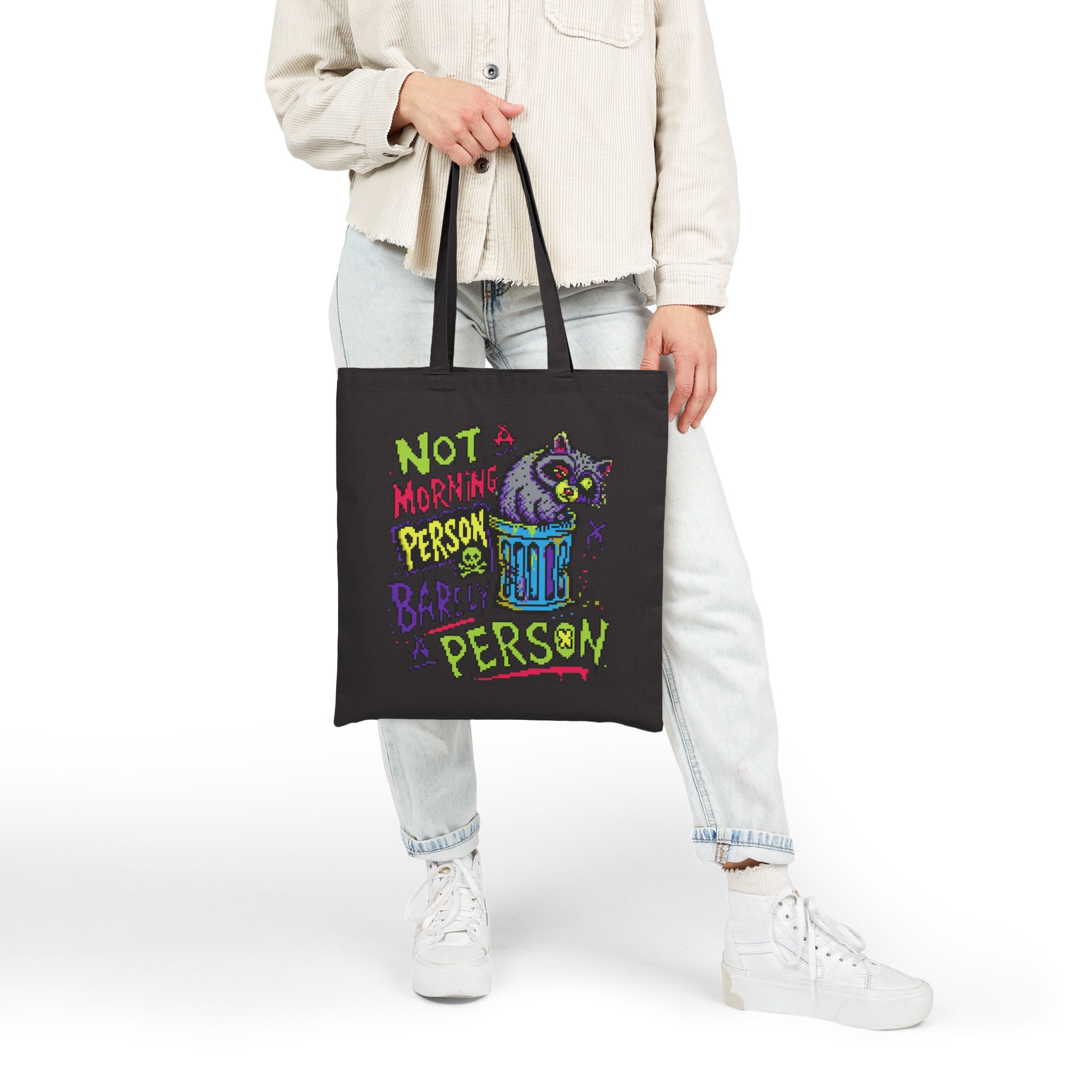 Not A Morning Person Tote Bag - Image 4