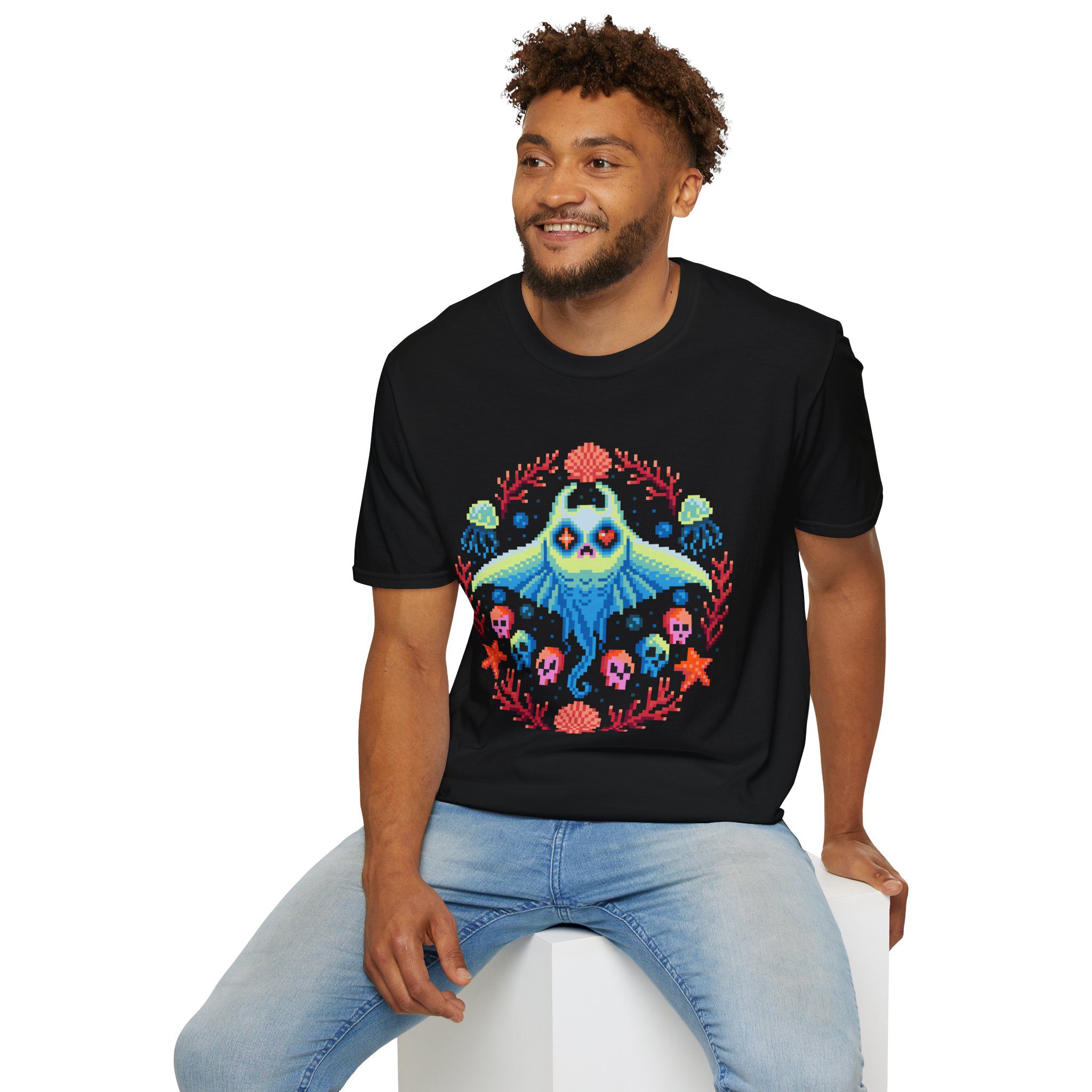 Manta Ray Unisex T-Shirt - Image 11