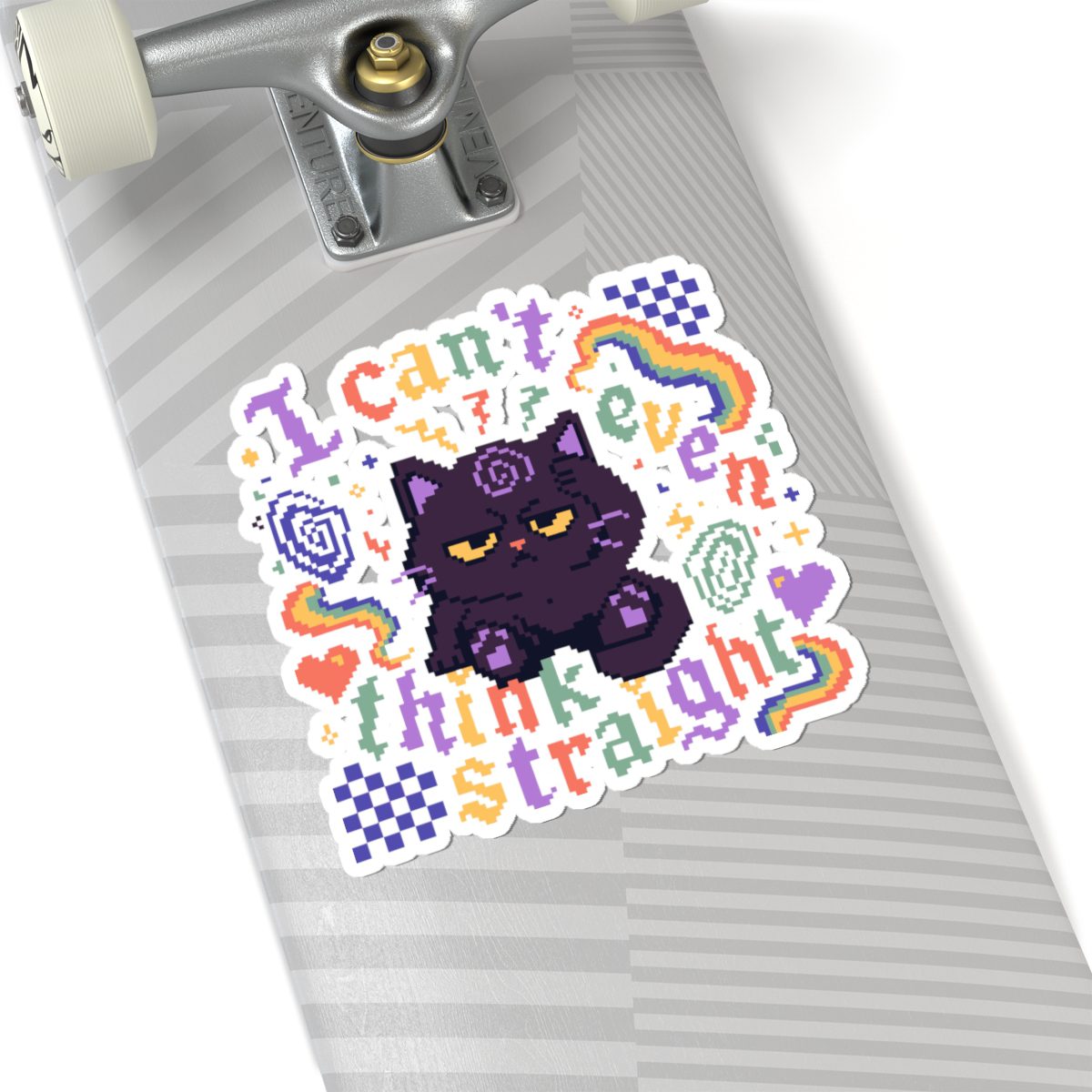 Think Straight Kiss-Cut Sticker - Image 23