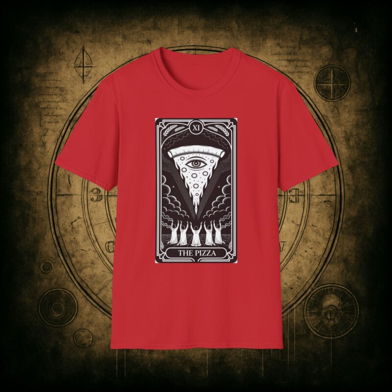 The Pizza Tarot Unisex T-Shirt - Image 68