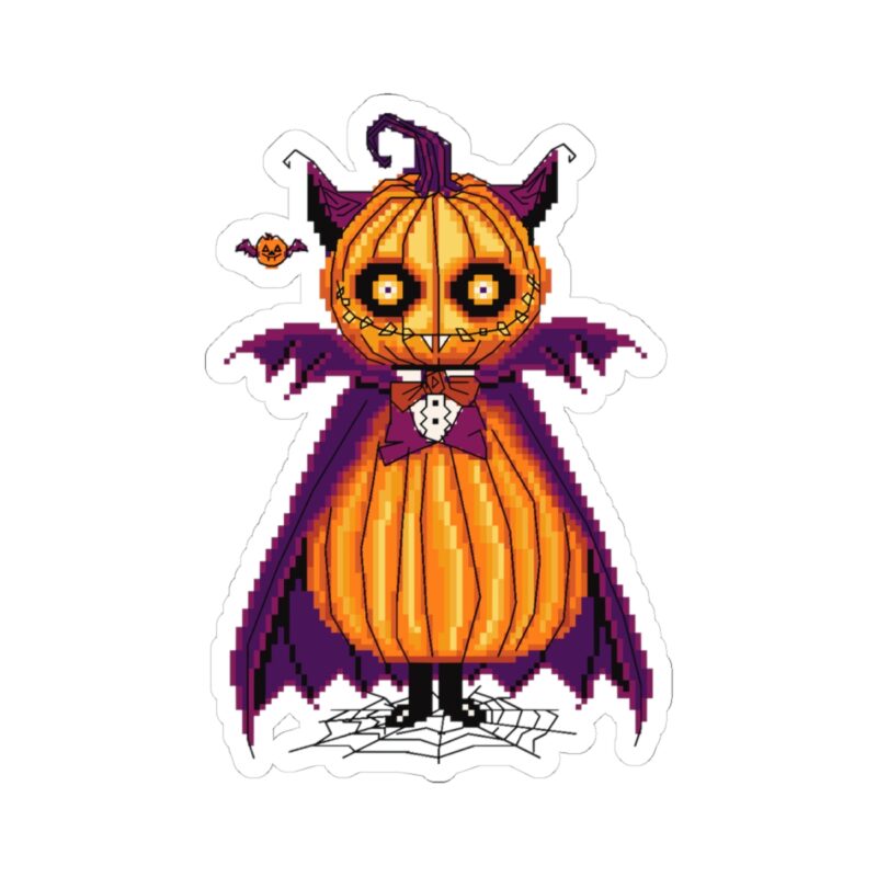 Count Pumpcula Kiss-Cut Sticker