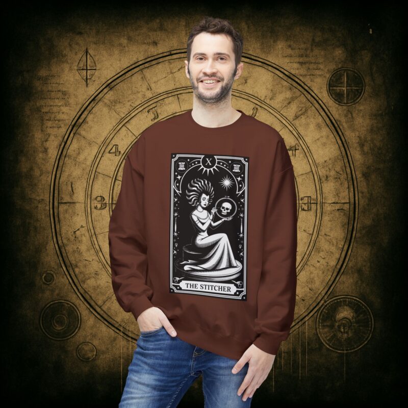 The Stitcher Tarot Unisex Sweatshirt - Image 12