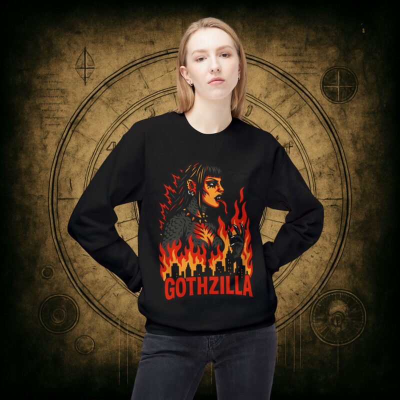 Gothzilla Unisex Sweatshirt - Image 2