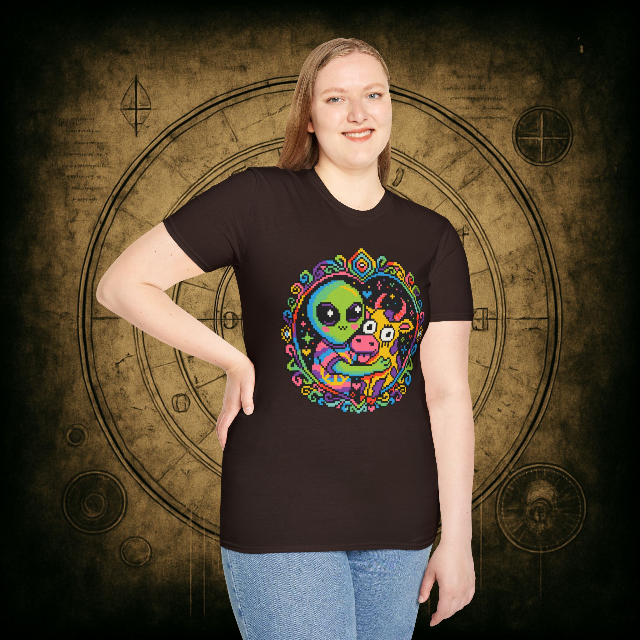 Space Cow Unisex T-Shirt - Image 50