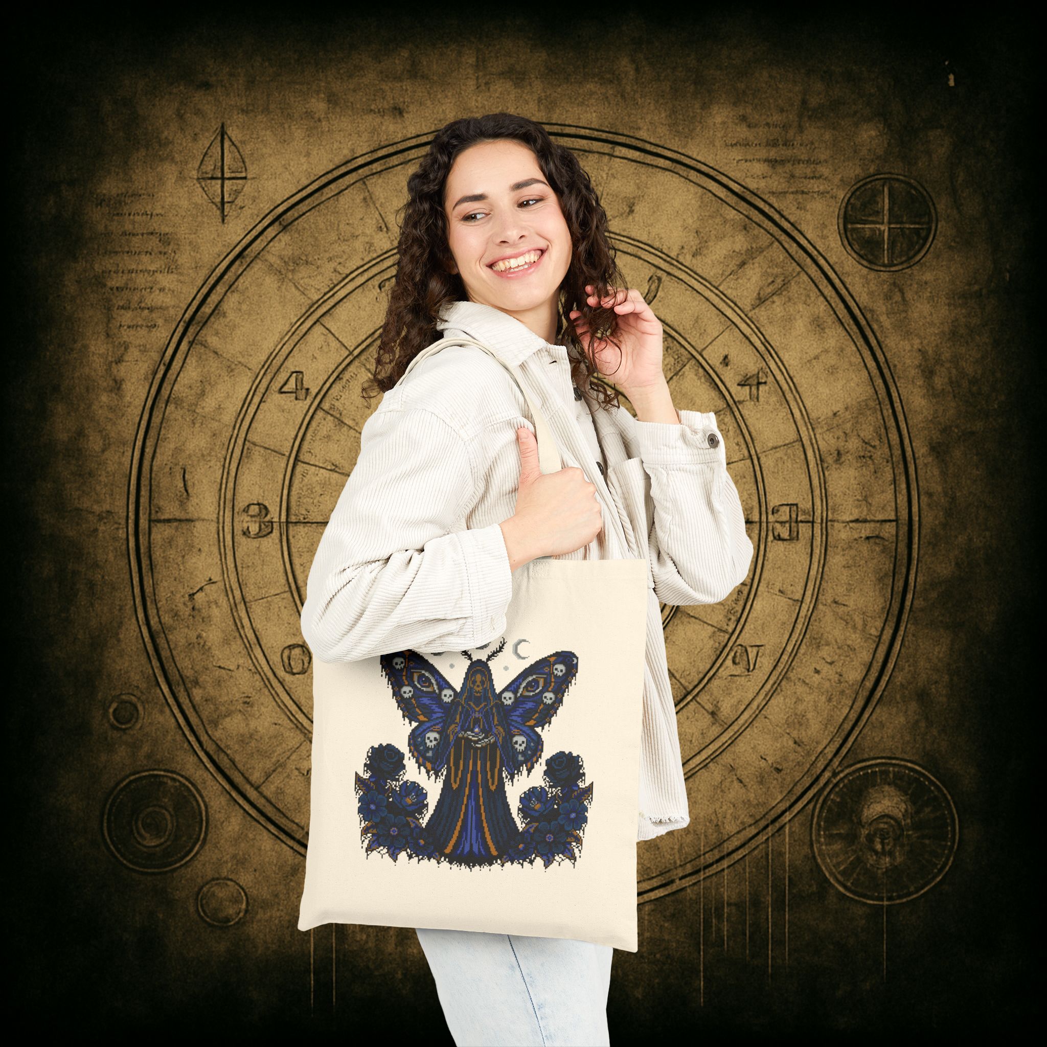 Death Moth Night Tote Bag - Image 10
