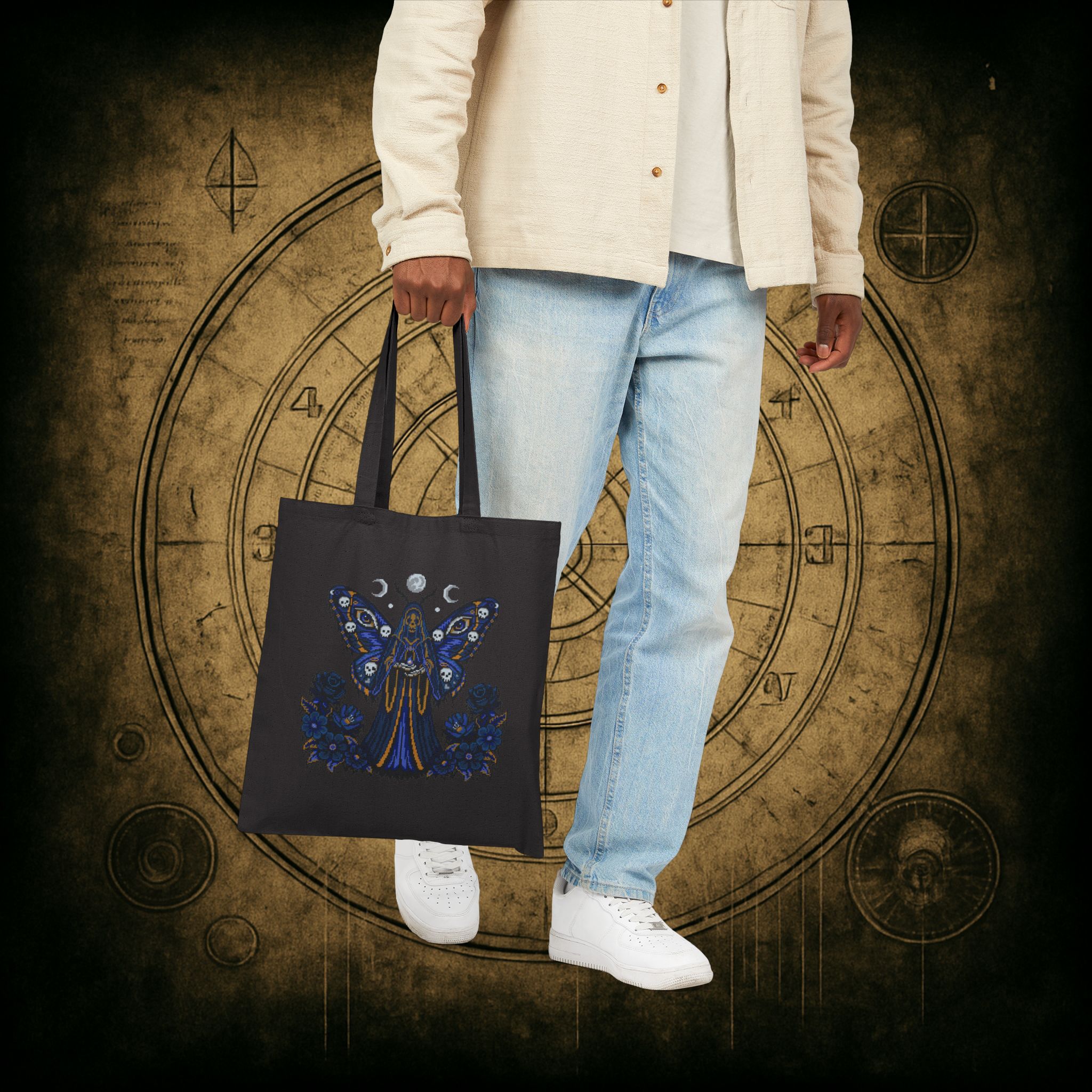 Death Moth Night Tote Bag - Image 7