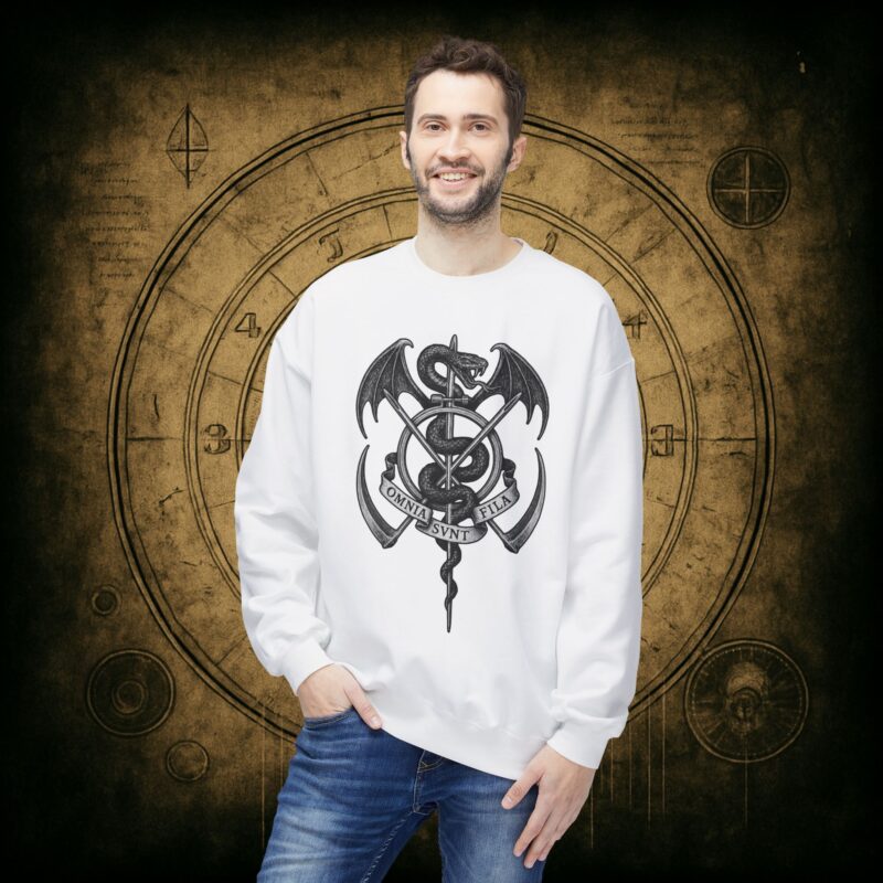 Omnia Sunt Fila Unisex Sweatshirt - Image 9
