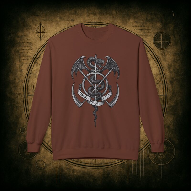 Omnia Sunt Fila Unisex Sweatshirt - Image 10