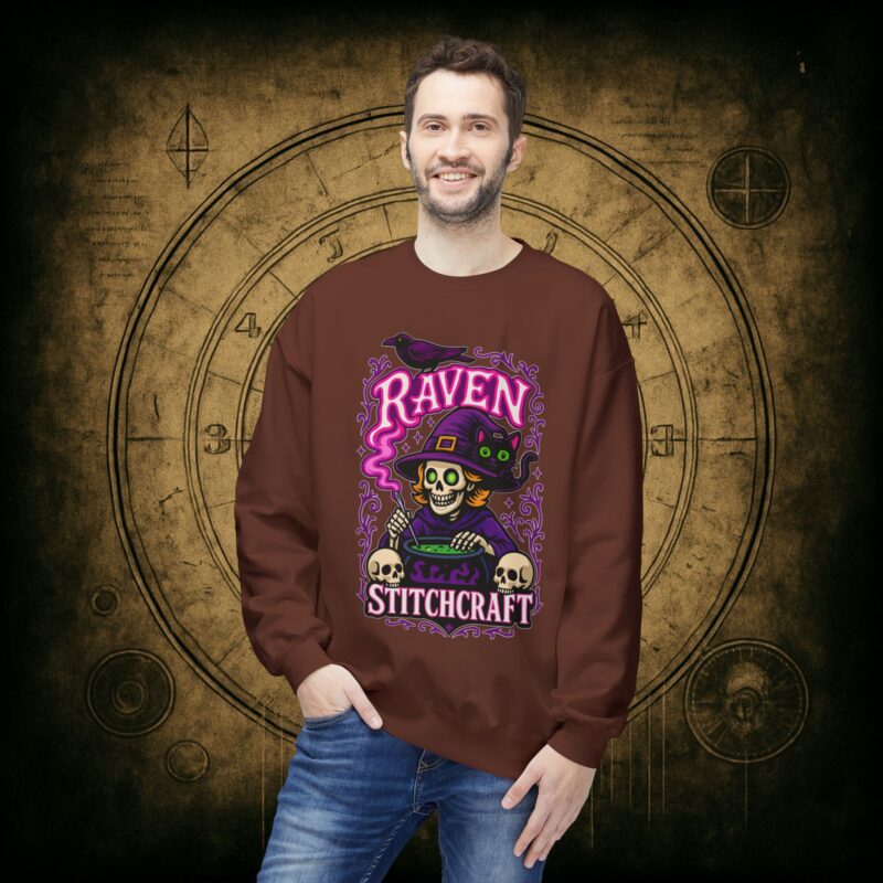 Raven Stitch Craft Brewing Unisex Sweatshirt - Image 12