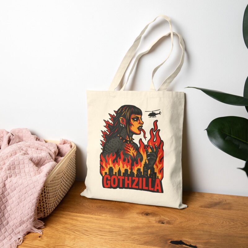 Gothzilla Tote Bag - Image 6