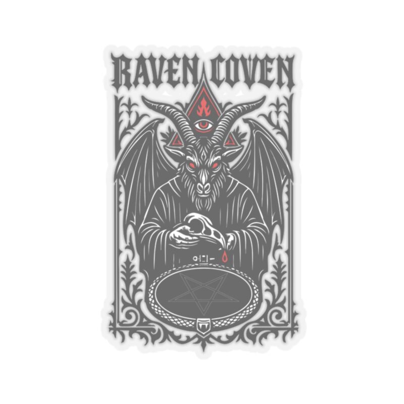 Raven Coven Initiation Kiss-Cut Sticker - Image 10